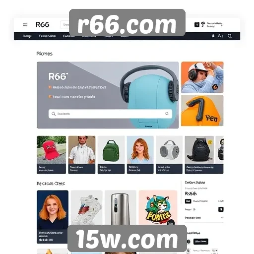 Análise da interface do usuário em r66.com